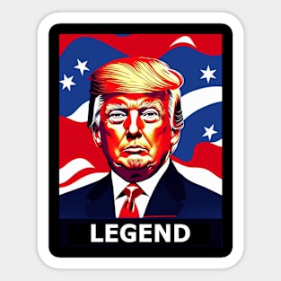 Trump Legend Sticker